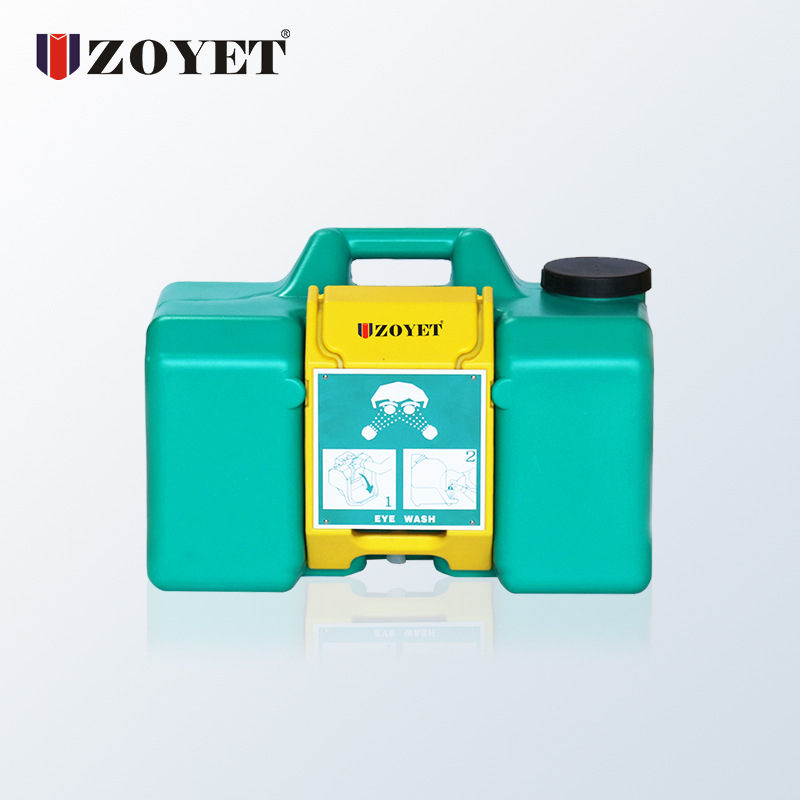 众御便携式洗眼器 8Gal 30L移动紧急冲淋洗眼器壁挂式洗眼器装置