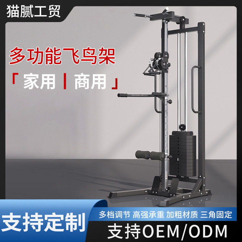 定制家用健身器械单飞鸟高低拉一体综合龙门架专业力量训练器健身