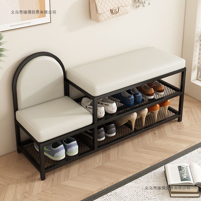 新款换鞋凳亲子家用入户门换鞋凳门口可坐客厅入门穿鞋凳鞋柜组合