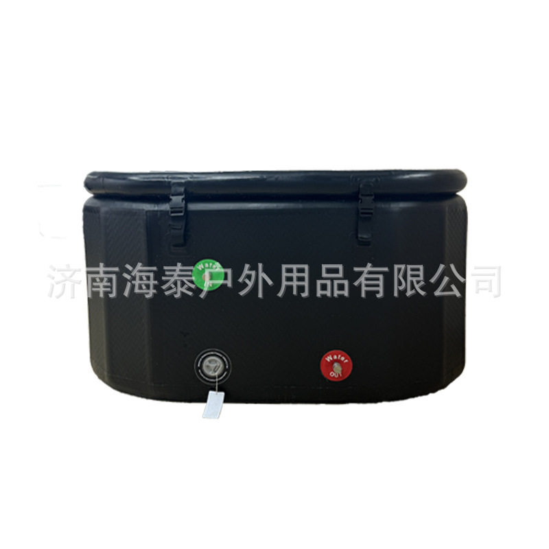 定制便携折叠跨境亚马逊椭圆形浴桶泡澡桶充气冰桶冷水冰浴桶