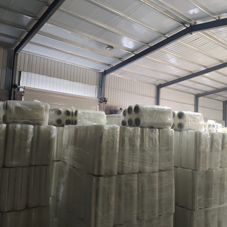 塑料膜PE拉伸缠绕膜打包膜透明白色20公斤(一箱4卷)规格50cm宽
