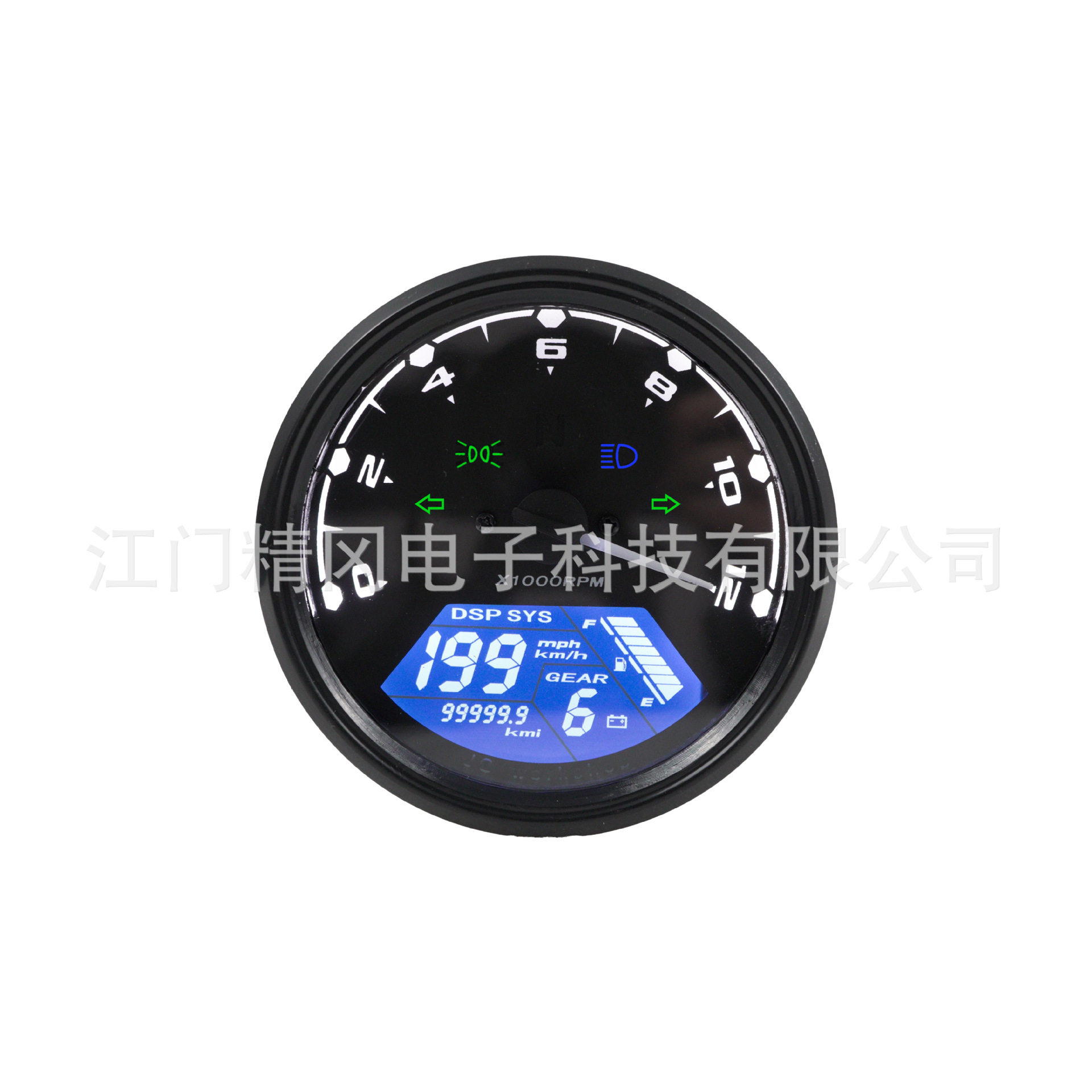 跨境电商摩托车配件复古仪表LCD数字液晶改装表油位机械液晶表