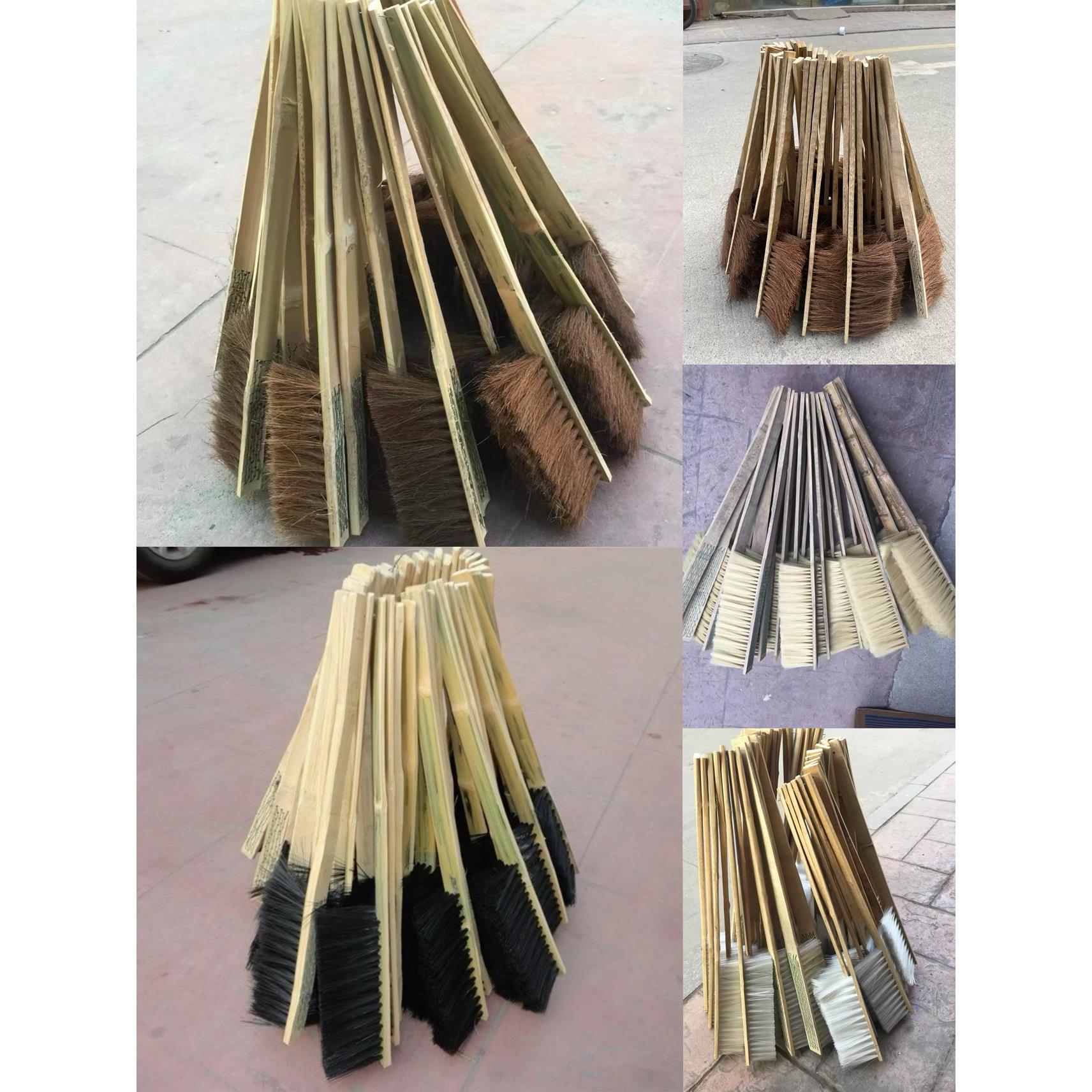 棕毛刷扫刷车床刷长柄棕毛刷竹板尼龙丝刷长柄刷子棕刷机床刷棕丝