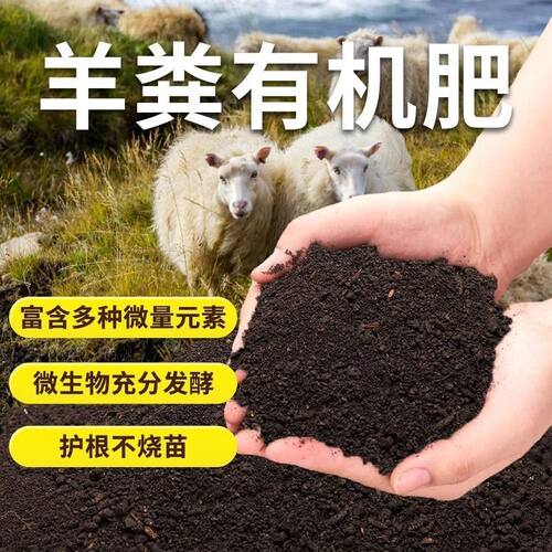 羊粪发酵有机肥蔬菜专用鸡粪纯干