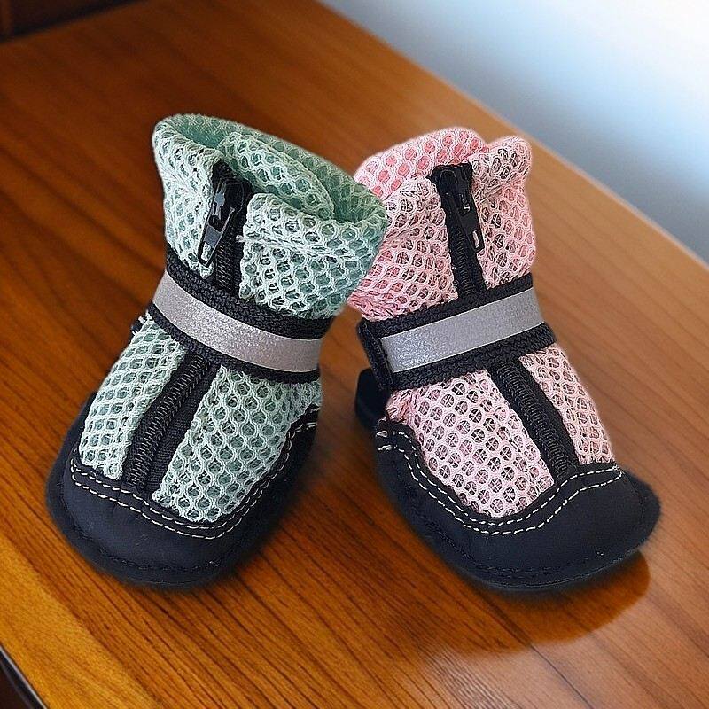 夏季狗狗鞋子耐磨防滑甩不掉轻便软底狗狗鞋泰迪比熊小狗鞋子