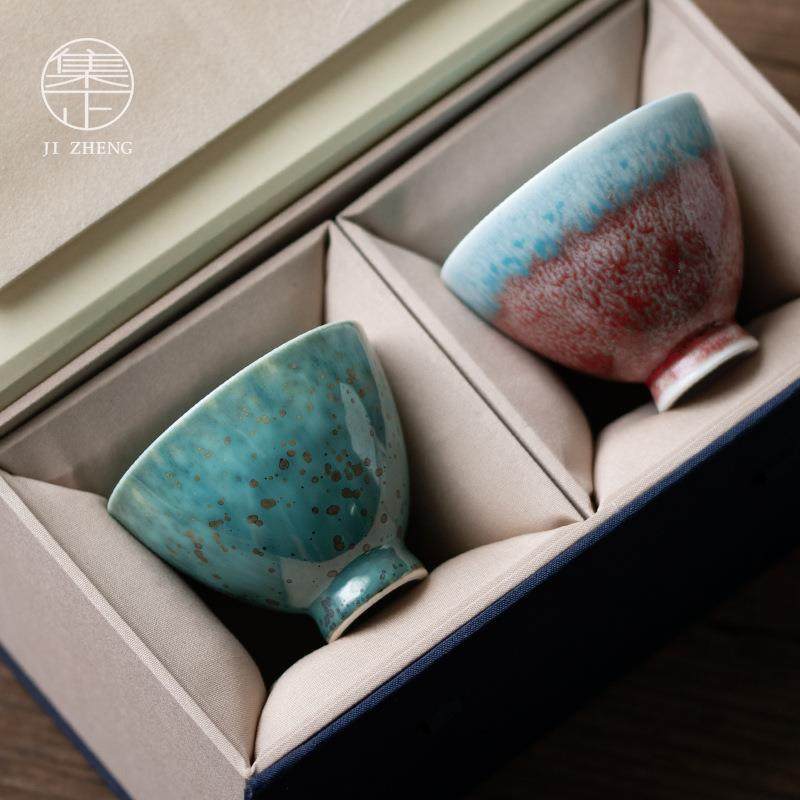 爆款窑变手工主人杯景德镇手拉胚茶杯功夫茶具陶瓷单杯女男特色茶,餐饮具,茶杯,淘宝优惠券,粉丝福利购,淘宝优惠卷