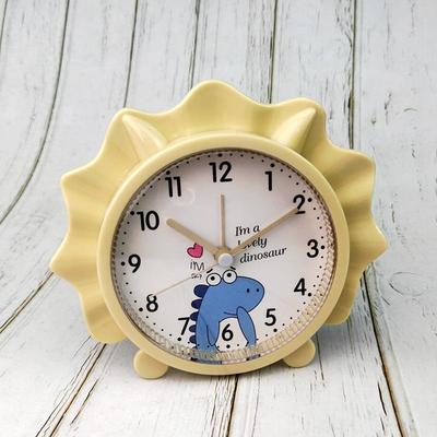 爆款可爱造型学生叶钟床头钟恐龙造型闹钟儿童学习卡通钟A309