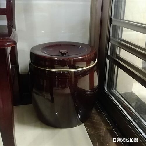 特大号陶瓷酒缸腌菜p水缸发酵酒瓶储物罐耐热猪油罐W辣椒泡菜坛子