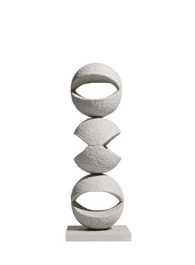 简约现代创意吃豆人摆件售楼处样板间儿童L房软装卡通立体雕塑摆