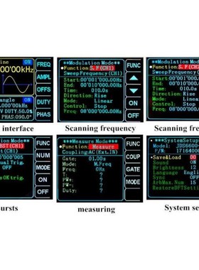 JDS6600 series DDSp signal generator 60MHZ Digital Dual-chan