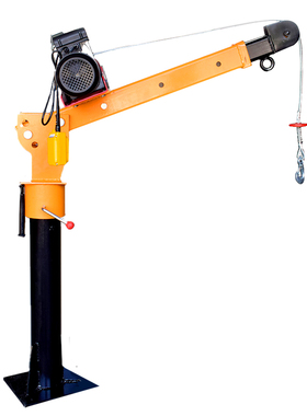 极速成华车载吊机电动葫芦220V12V24VJ汽车悬臂吊家用升降起重机