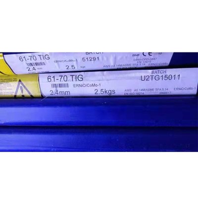 英国曼彻特61-70镍基焊丝NiCrCoMo-1I镍铬钴钼合金氩弧焊焊丝2.4m
