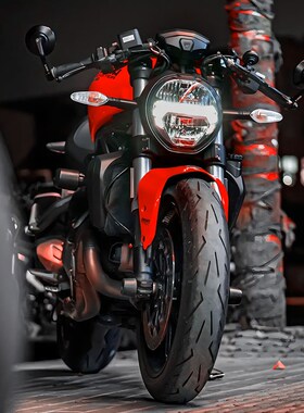 适用杜卡迪大魔鬼1200/X 1260x/S DIAVEL 街霸V2/V4改装手把后视