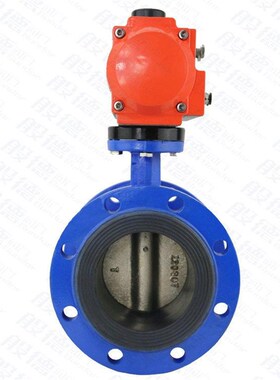 厂家D641X气动蝶阀 双法兰球铁/碳钢水系统调H节蝶阀DN50/80/dn10