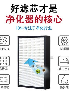 适配朗思威新风机滤芯CS100-SD220A系统PM2J.5高效HEPA滤网CB2408