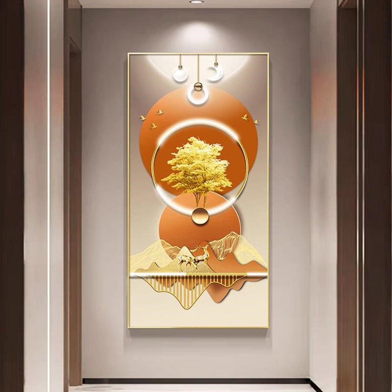 入门玄关装饰画5d立体挂t画轻奢高级感高端挂画2025新款大芬油画图片