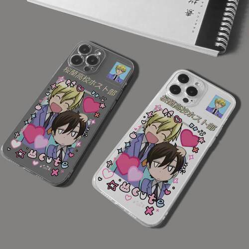 樱兰高校男公关部手机壳 适配iPhone 17 Pro Max华为小米15荣耀oppovivo软胶全包边 防刮磨砂可定制风格