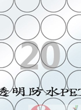 A4不干胶标签纸/透明防水PET标签纸/爱E雷博CL580LT-100张A4/包