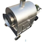 新款 家用商用炒栗子机6mm8mmA10mmm厚木材煤气电加热干果机摆摊