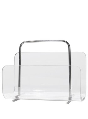 现代简约样板间书房软装售楼处客厅E提手杂志书架办公桌面收纳摆