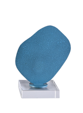 现代轻奢北欧样板房o家居客厅水晶彩绘金属摆件新中式酒店软装饰