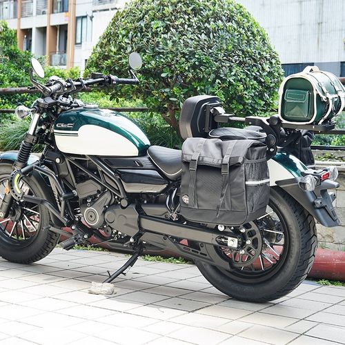 适用春风250CLC边包防水快拆侧帆布皮边包尾箱包尾V架头包配件加