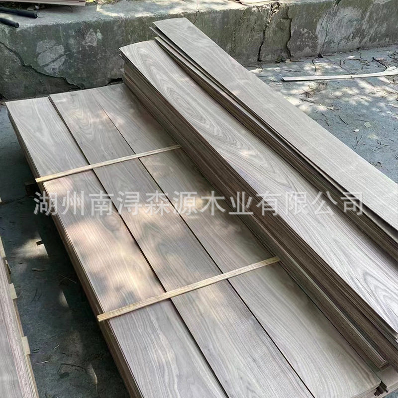地板表皮欧橡木饰面白蜡木木皮黑胡桃天然板材木皮北美红橡枫桦木