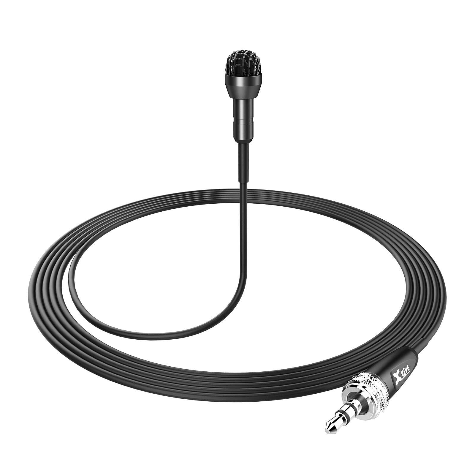 Xvive LV1领夹式麦克风适用于无线录音设备的小型全向可佩戴麦克