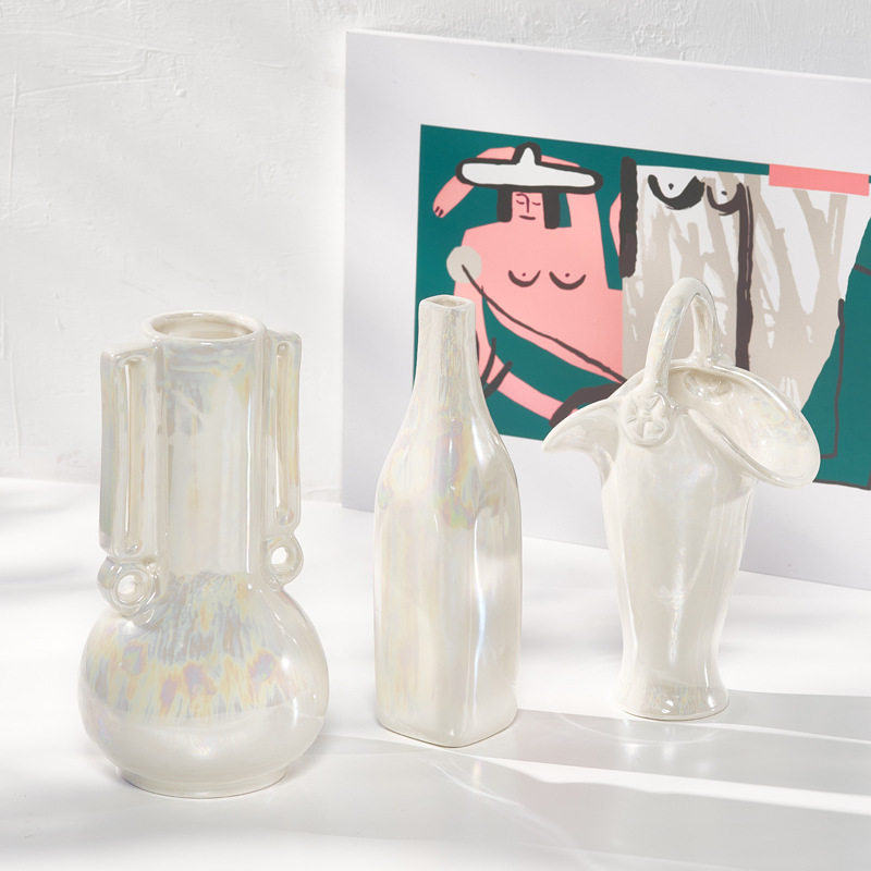 读途ins梦幻创意陶瓷干花花瓶北欧艺术家居客厅插花装饰花器摆件,电子元器件市场,电线扎带/束线带,淘宝优惠券,粉丝福利购,淘宝优惠卷