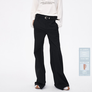 AVVENN厚实挺阔弹力易塑形简约休闲长裤 AM91301733