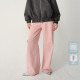 AVVENN千玺怀旧风芭比粉休闲牛仔长裤 AM11302589