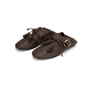 AVVENN复古雕花方扣乐福鞋休闲女鞋AL9P010693