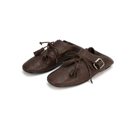 AVVENN复古雕花方扣乐福鞋休闲女鞋AL9P010693