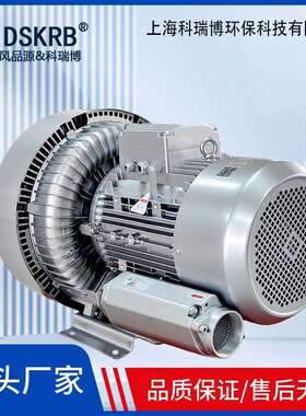 雕刻机真空泵RB-92S-216.5kw离心漩涡式气泵雕刻机吸附旋涡