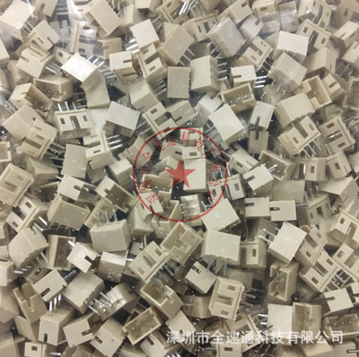 接插件针座 PH2.0 PH2.0-3A 3P 2.0MM间距 3PIN直针 米色耐温