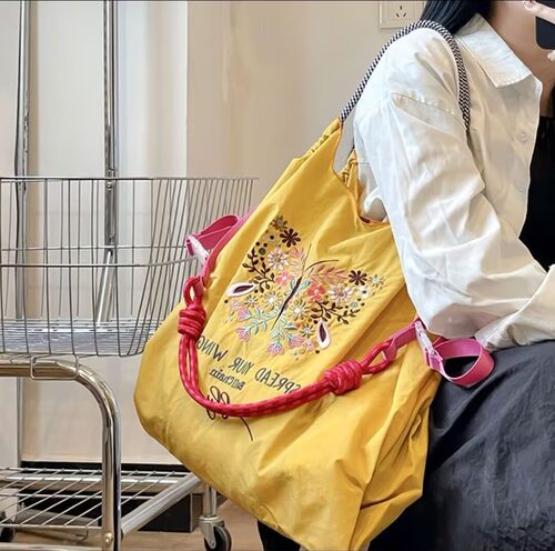 ballchain刺绣环保袋购物袋