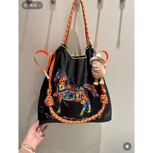 ballchain刺绣环保袋购物袋