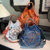 ball chain包环保购物袋提包女斜挎斜挂包拎包斜挎包斜肩包旅行袋