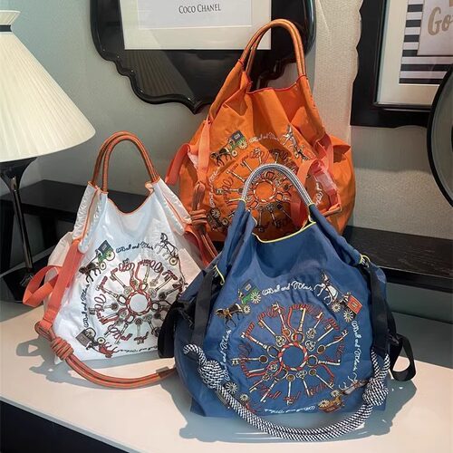 ball chain包环保购物袋提包女斜挎斜挂包拎包斜挎包斜肩包旅行袋