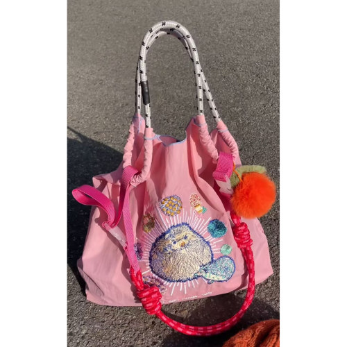 ballchain包同款斜挎大容量帆布
