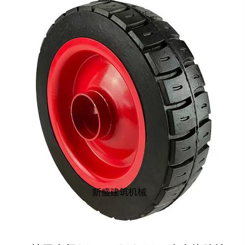 斗车实心轮胎工程三轮车轮胎电动手推车配件大全平板车前叉转向轮