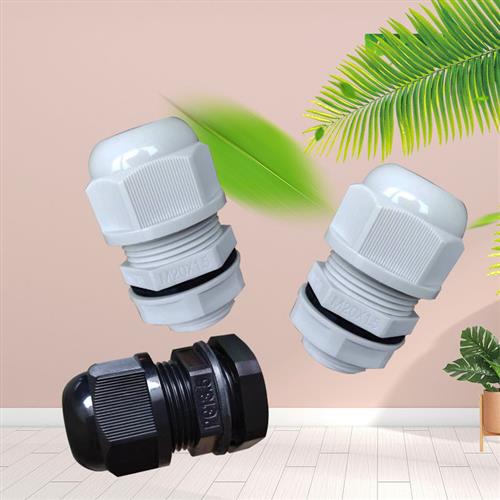 尼龙防水接头电缆密封锁紧头Pg型m型线固定头Pa66阻燃Galan头