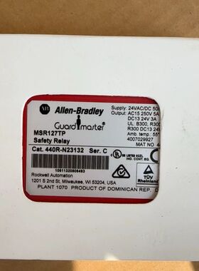 【顺庆】AB罗克韦尔继电器440R-N23132，MSR127TP，【议价】