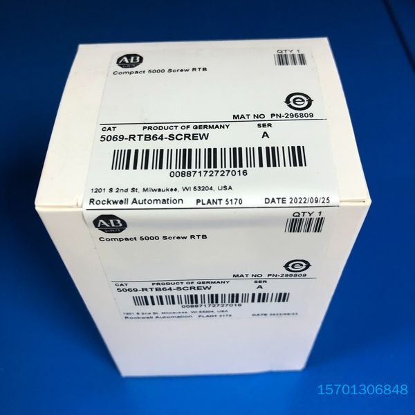 【顺庆】【顺庆】【顺庆】5069-RTB64-SCREW 全新原装未拆封 罗克