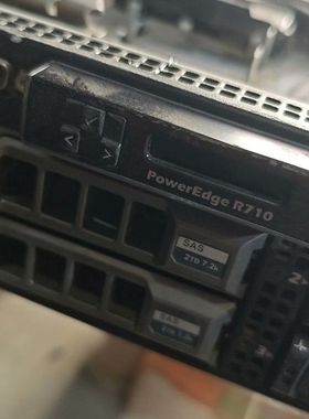 【顺庆】戴尔R710服务器内存8g 双cpu  硬盘4个 2T SA【议价】