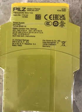 【顺庆】皮尔兹全新原装正品 774140议价【议价】