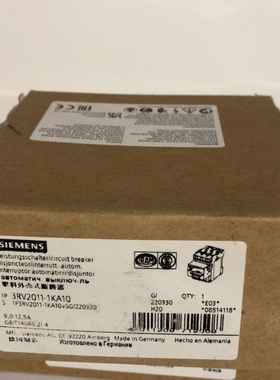3RV2011-1KA10 290顺丰包邮【议价】
