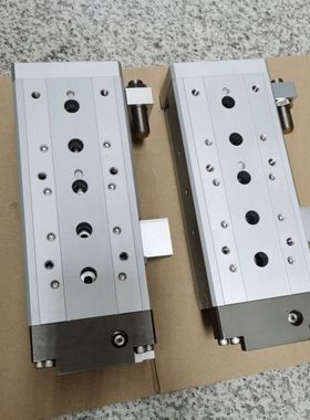 【顺庆】SMC EMXS25-100R滑台气缸 拆机件功能完好9成新【议价】