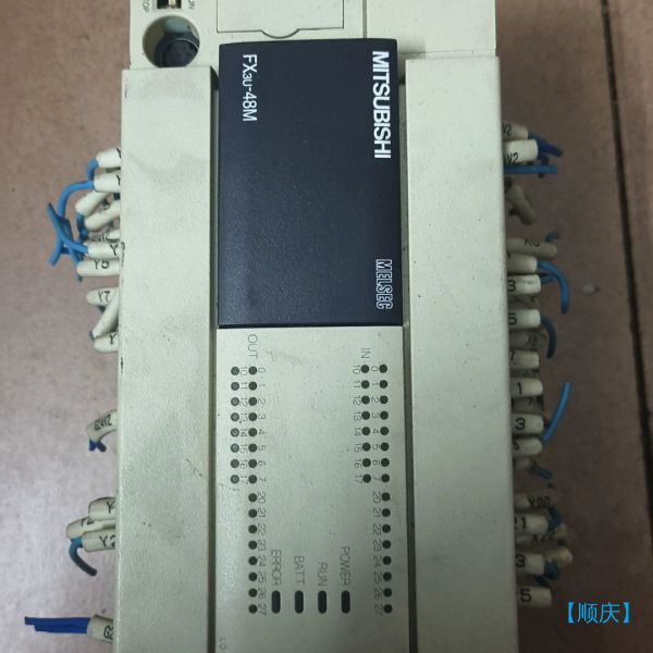 【顺庆】三菱FX3u-48MT ，二手拆机  成色如图 ，功能正常【议价