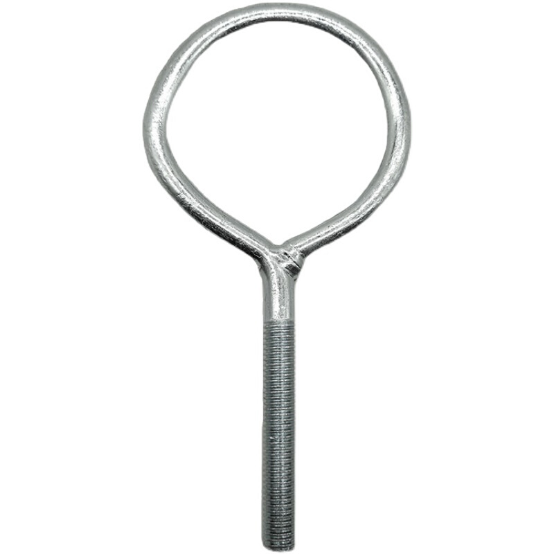 镀锌羊眼吊环螺丝M10套环螺栓卡管子挂钩大圆圈M1055S 60 65到80